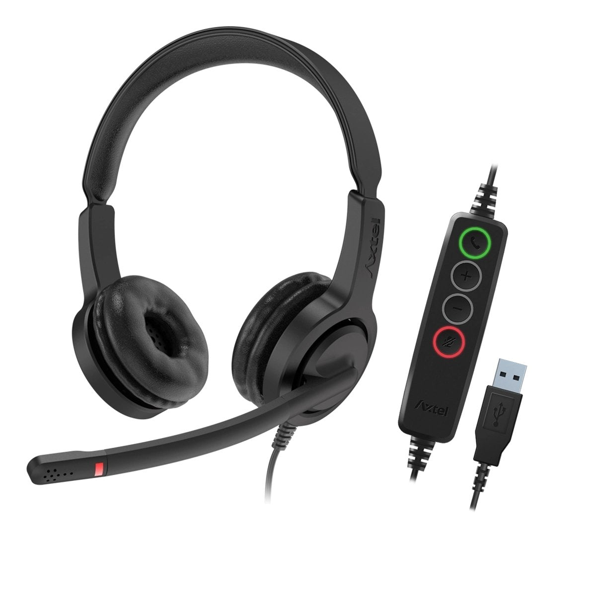 Auricular Axtel Voice Uc28 Duo Usb-A