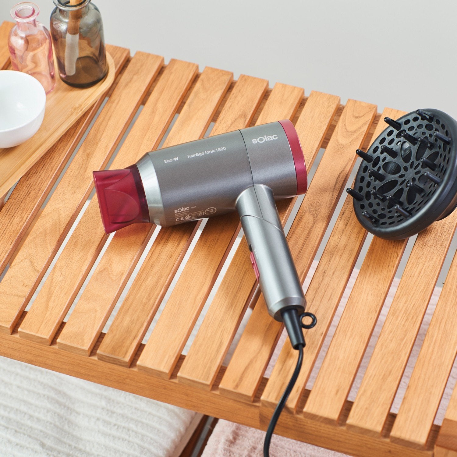 Pae Secador Solac Sv7015 Hairgo 1800 2000 Ecow De Potencia 1800w De Consumo