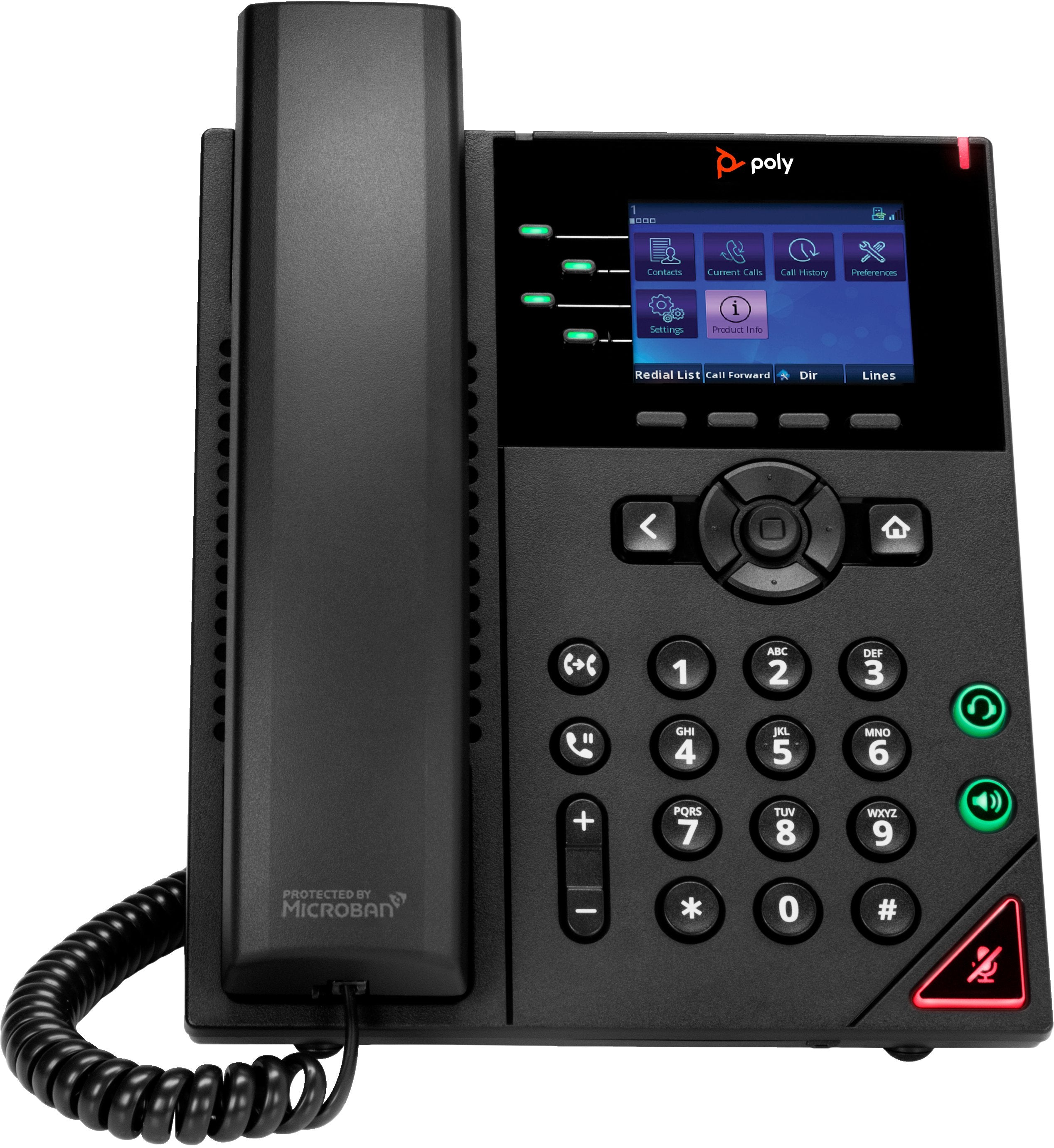 EAN 0196188444436 - HP Poly OBi VVX 250 4-Line IP Phone and PoE-enabled teléfono IP Negro LED imagen 1