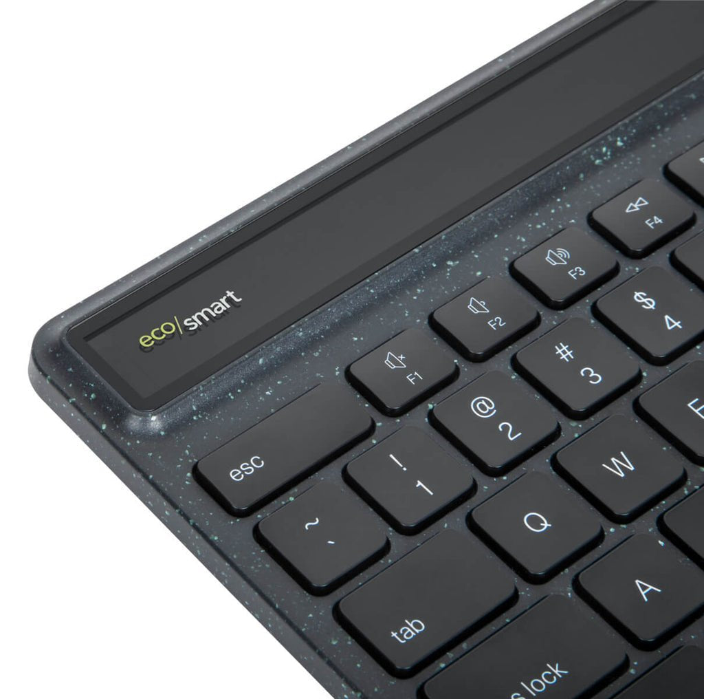 Teclado Alemán Targus Sustainable Energy Harvesting Ecosmart Bluetooth Qwertz Negro