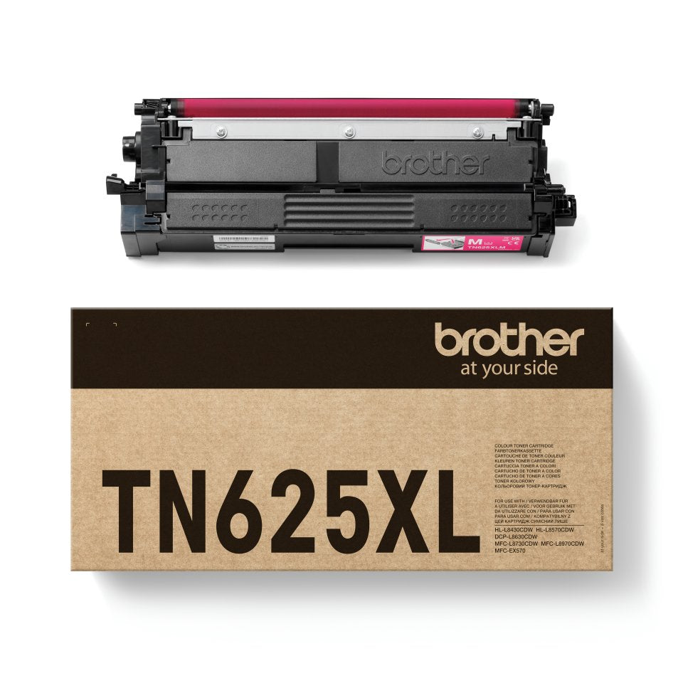 EAN 4977766843577 - Brother TN-625XLM cartucho de tóner 1 pieza(s) Original Magenta imagen 1