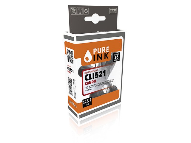 Pure 170745990014 Canon Cli521bk Mp Schwarz