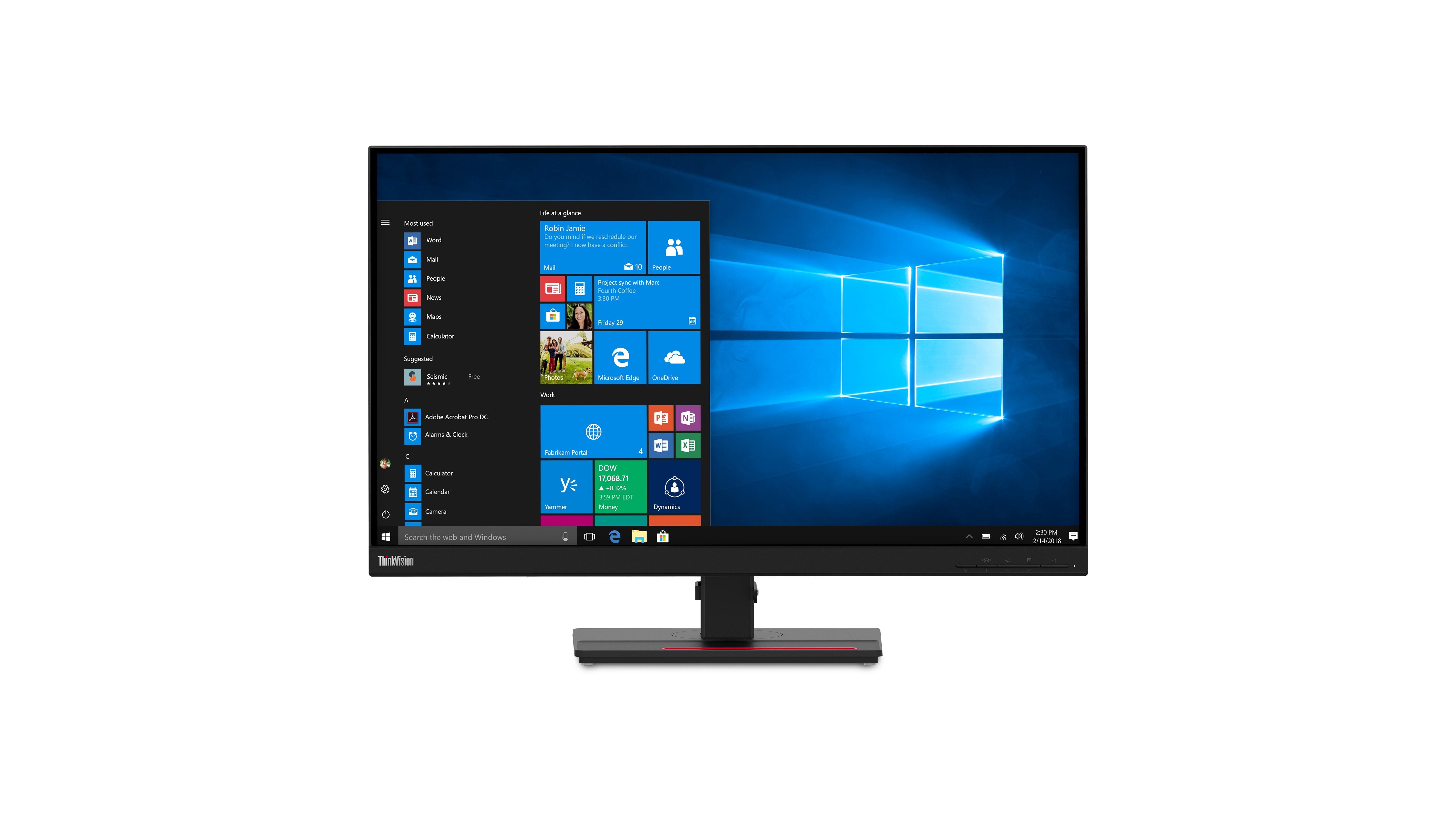 EAN 0193638969877 - Lenovo ThinkVision T27h-20 LED display 68,6 cm (27") 2560 x 1440 Pixeles Quad HD Negro imagen 5