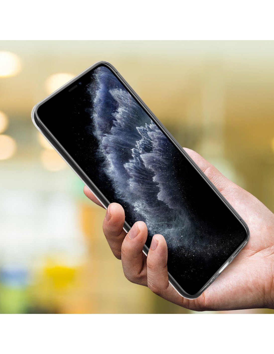 Akashi Funda Trasera Silicona Transparente Apple Iphone 11 Pro