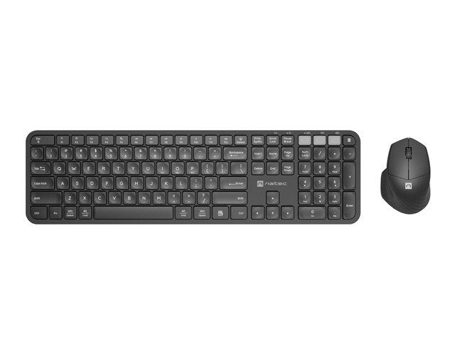 Teclado Ingles + Raton Natec Octopus 2 Bt+Usb Us