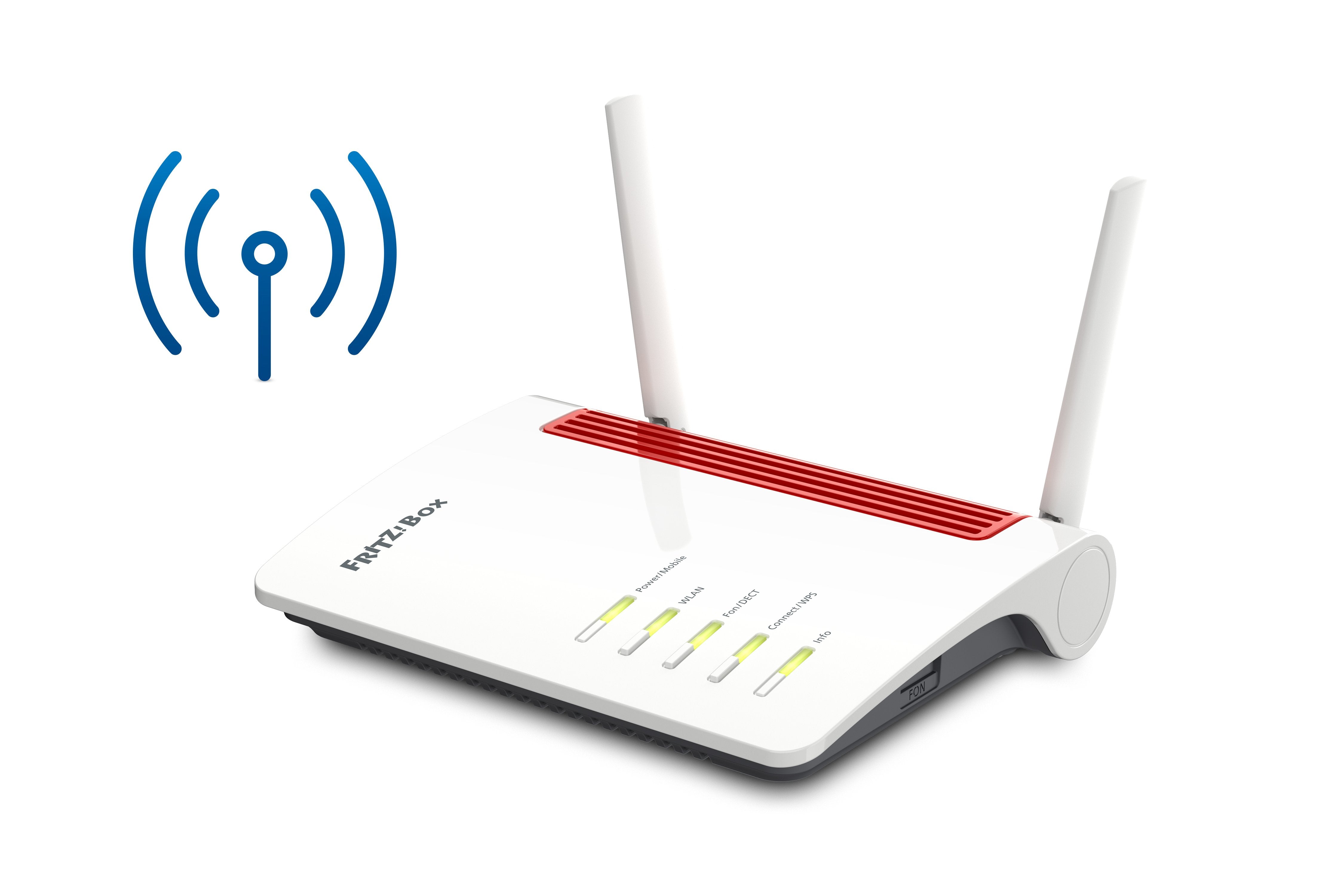 EAN 4023125029257 - Box FRITZ! 6850 LTE router inalámbrico Gigabit Ethernet Doble banda (2,4 GHz / 5 GHz) 4G Blanco imagen 1