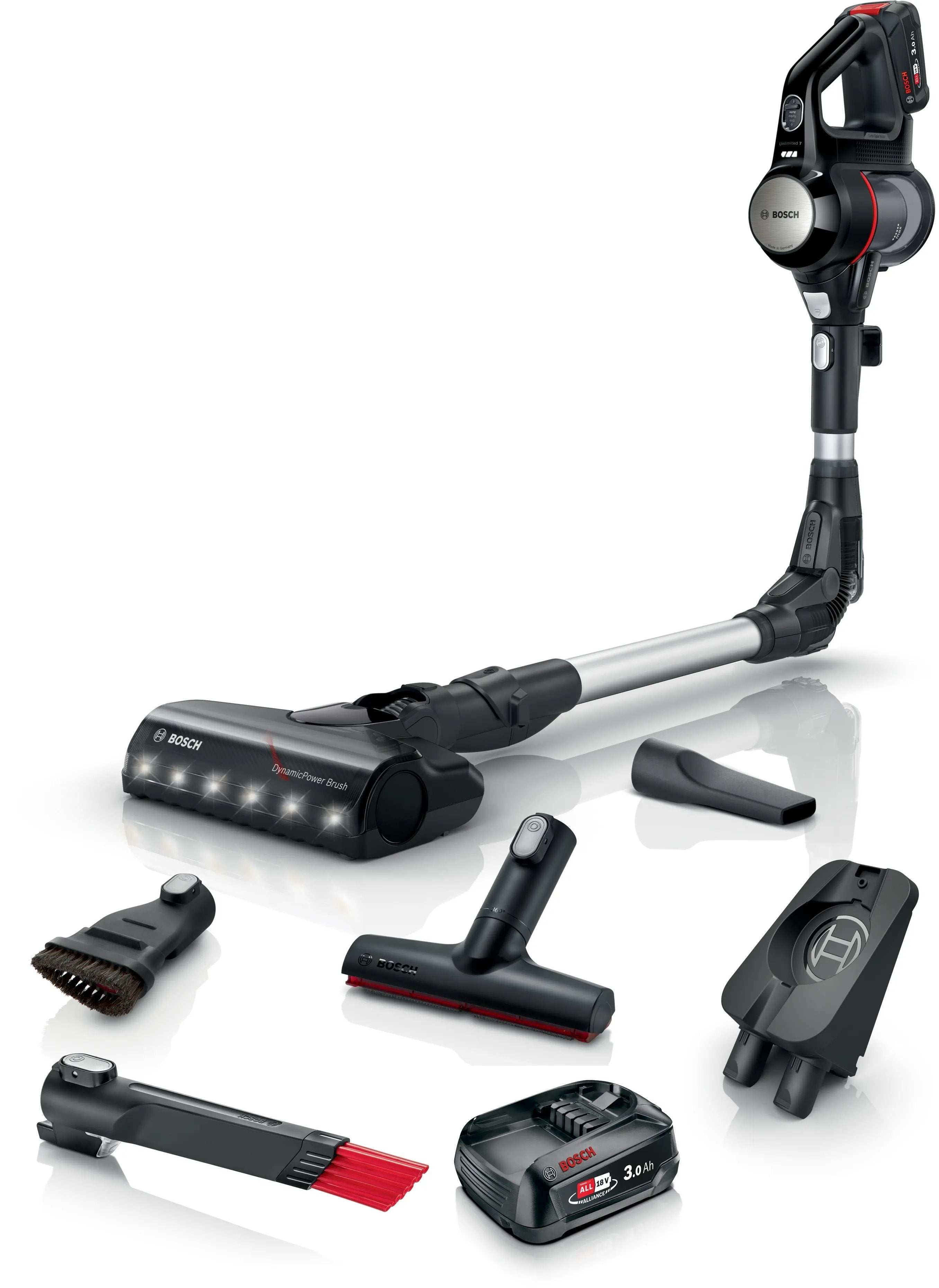 EAN 4242005307036 - Bosch BCS712XXL aspiradora de pie y escoba eléctrica Aspiradora escoba Batería Secar Sin bolsa 0,3 L Negr imagen 1