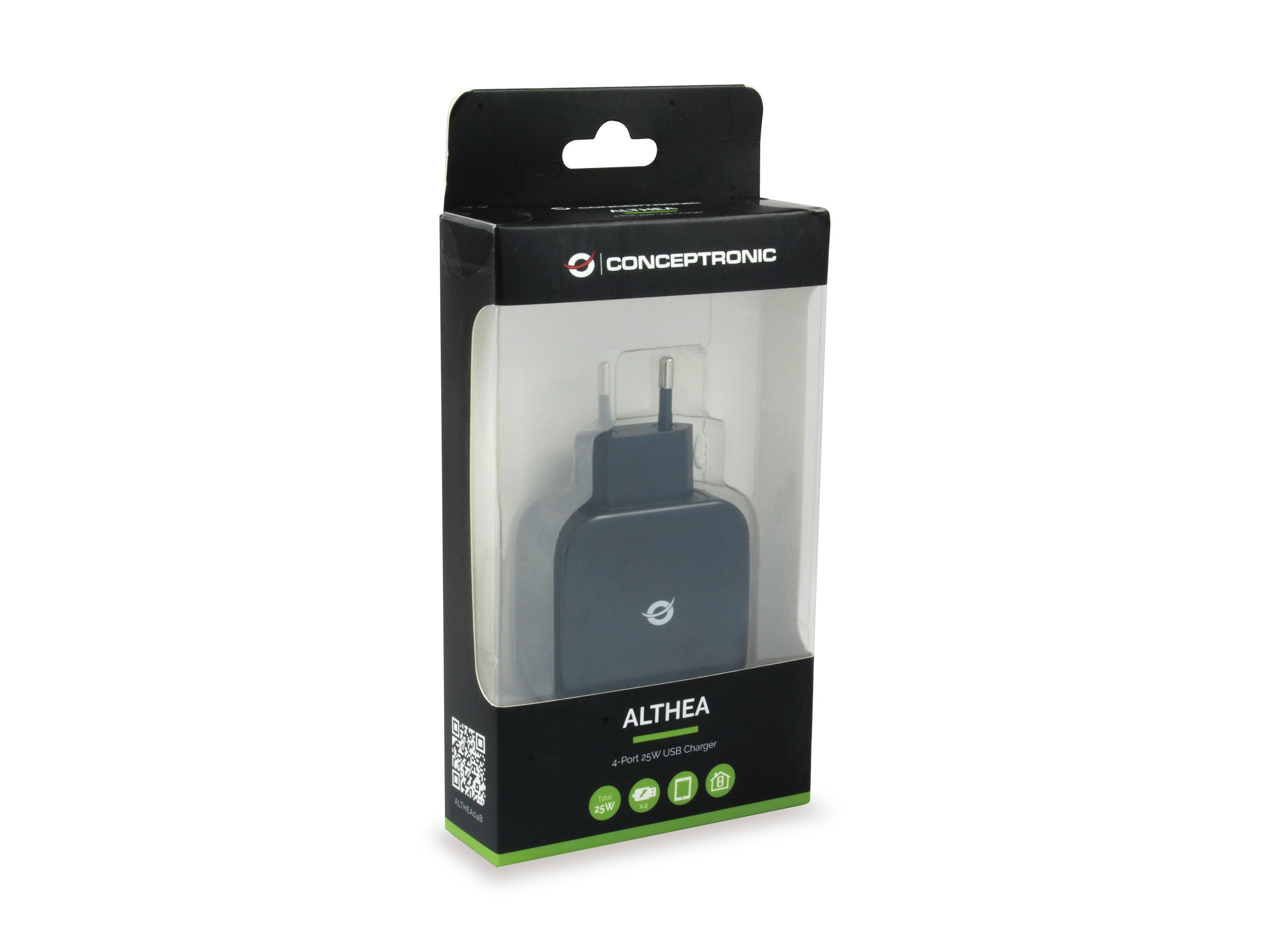 Cargador De Pared Conceptronic Althea 5v 4xusb (5x 1a) 25w