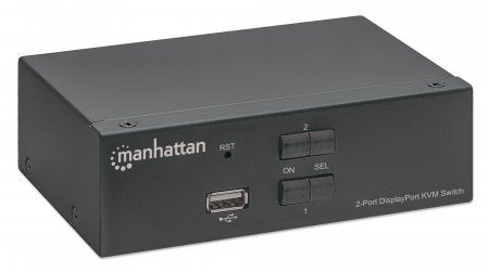 Manhattan Kvm Switch Displayport Usb 2x1 4k 60hz