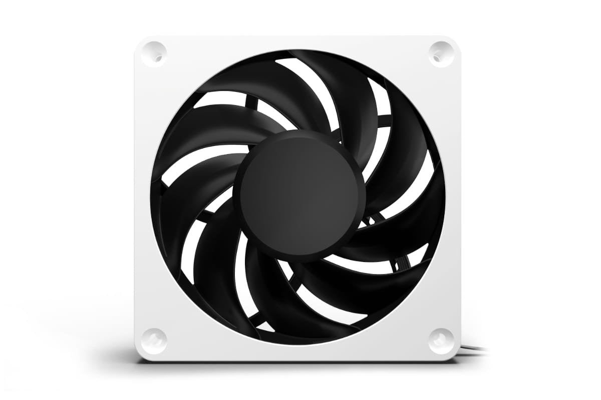 Alphacool Apex Stealth Metal Power 120mm Lüfter 3000rpm, Ventilador Blanco/Negro