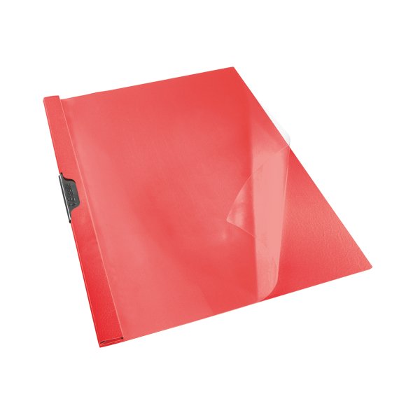 Esselte Dossier Presentación Clip-Files Pvc A4 Pinza Metálica Vivida Rojo -25ud-