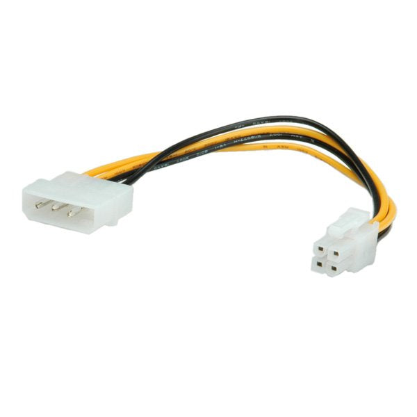 Roline Internes Power Cable, 4pol. Hdd Atx12v-P4 4-Polig Power, 0,15 M
