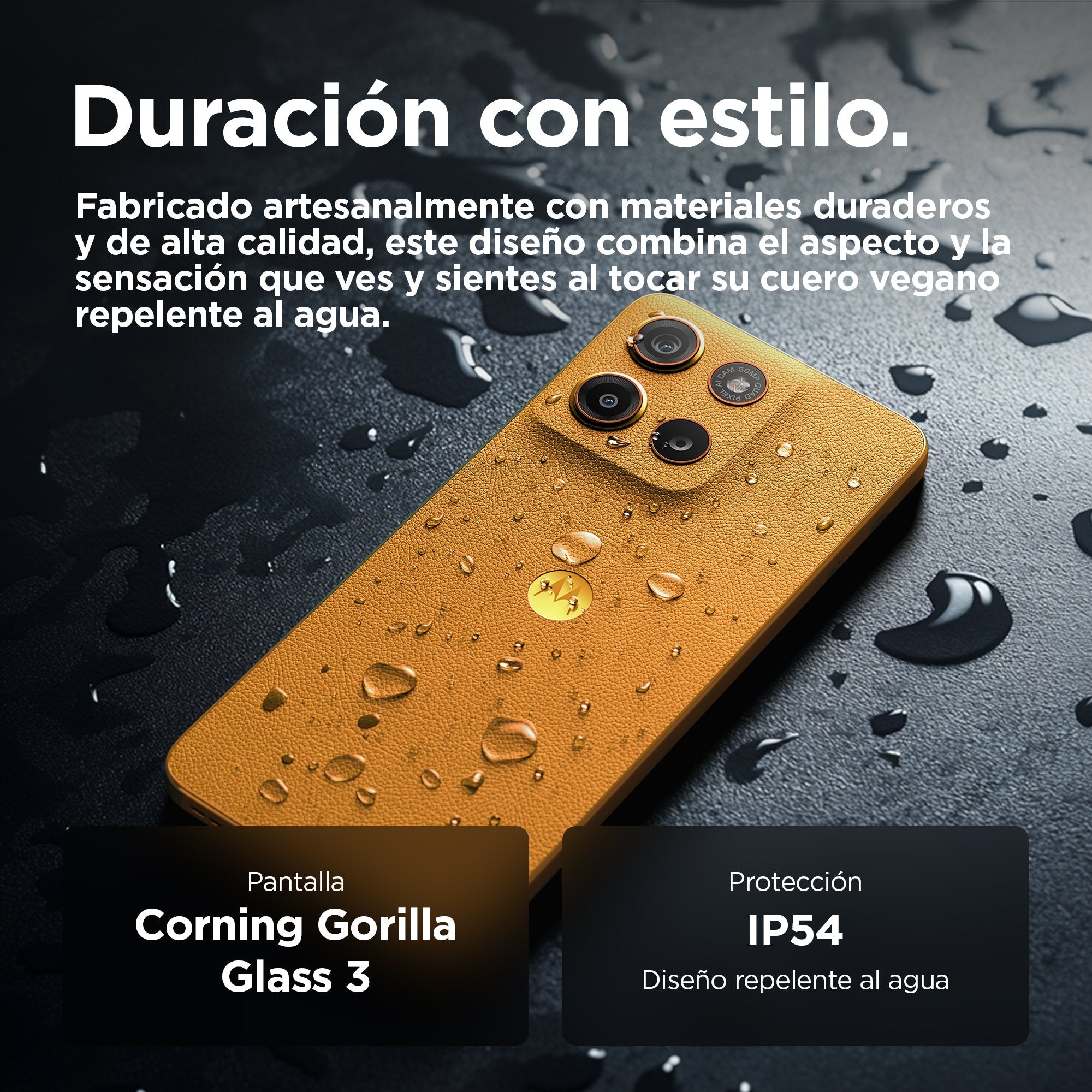 EAN 0840023280849 - Motorola moto g15 17,1 cm (6.72") SIM doble Android 15 4G USB Tipo C 4 GB 128 GB 5200 mAh Naranja imagen 9