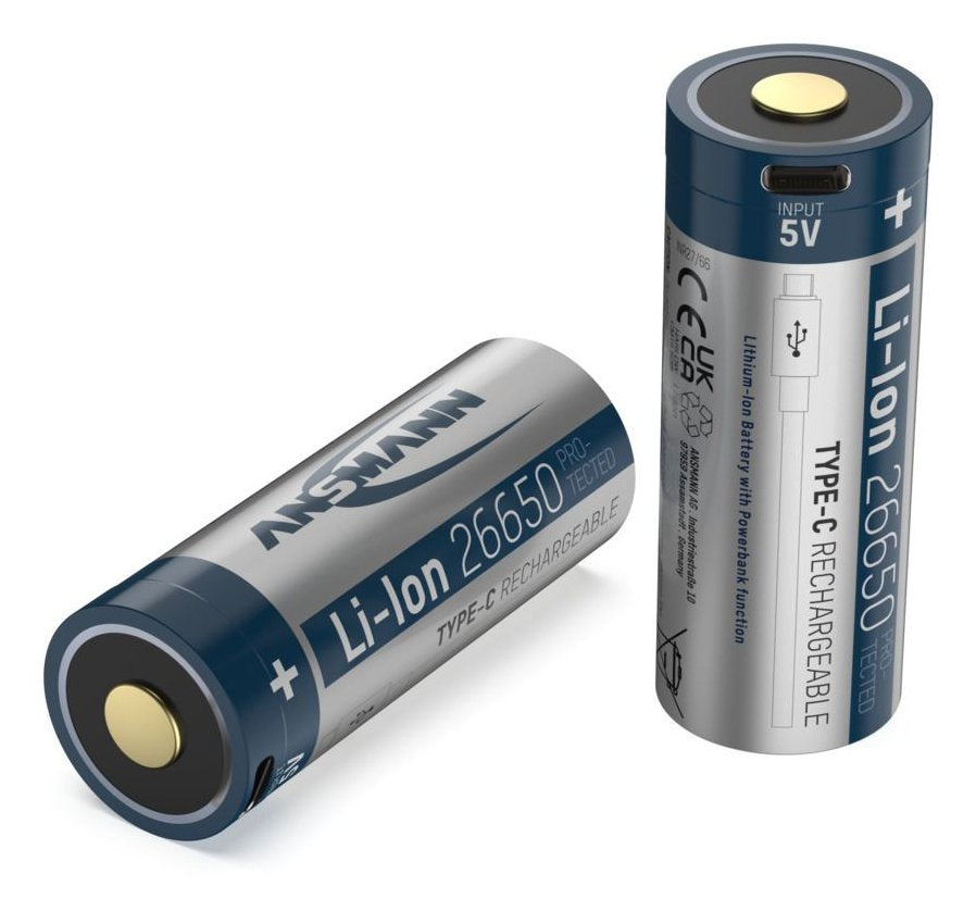 Ansmann Li-Ion 26650 5100mah 3,6v Toma Micro-Usb 1307-0012