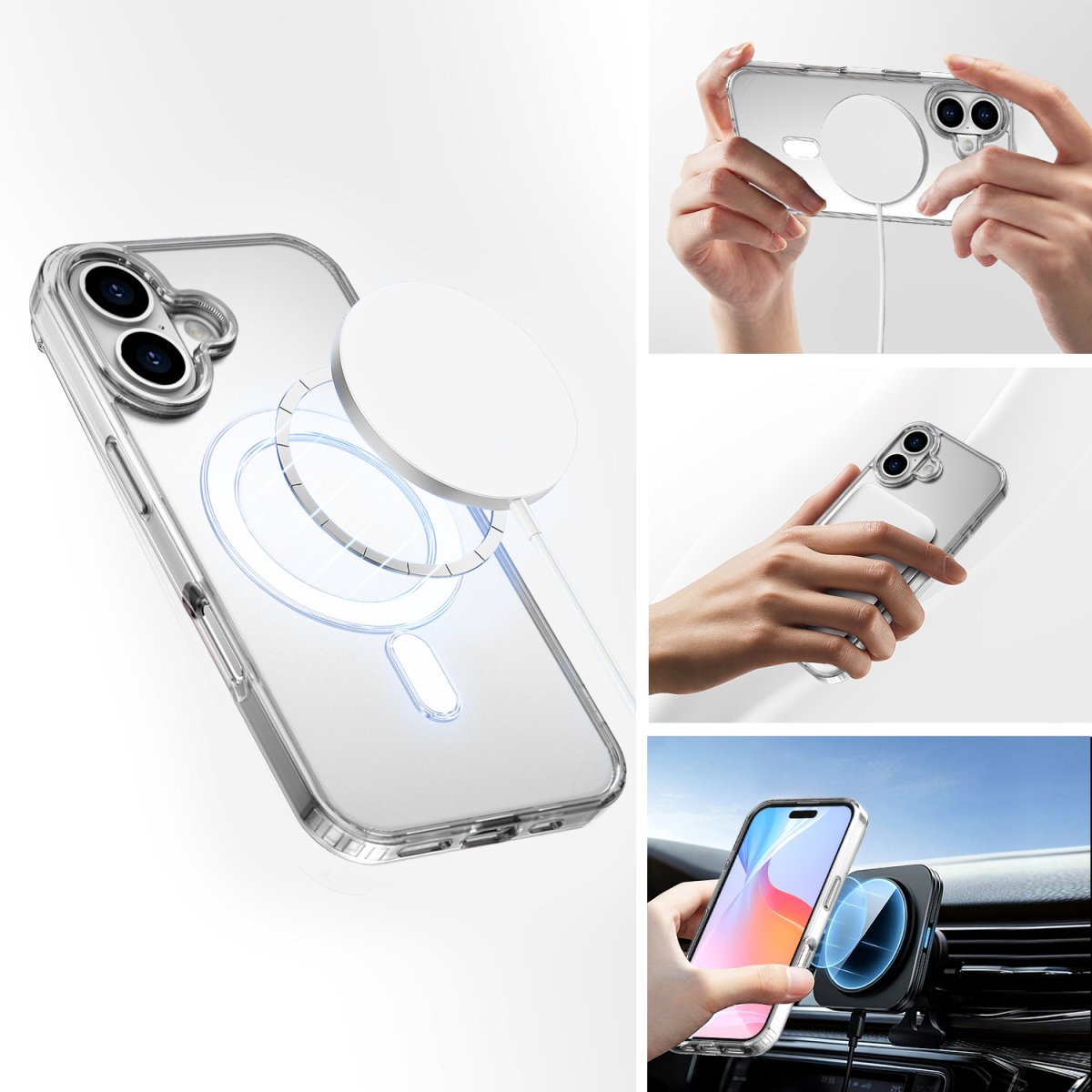 EAN 4252011909308 - 4smarts 3in1 Premium Starter Set kit arrancador para teléfono móvil Transparente, Blanco imagen 2