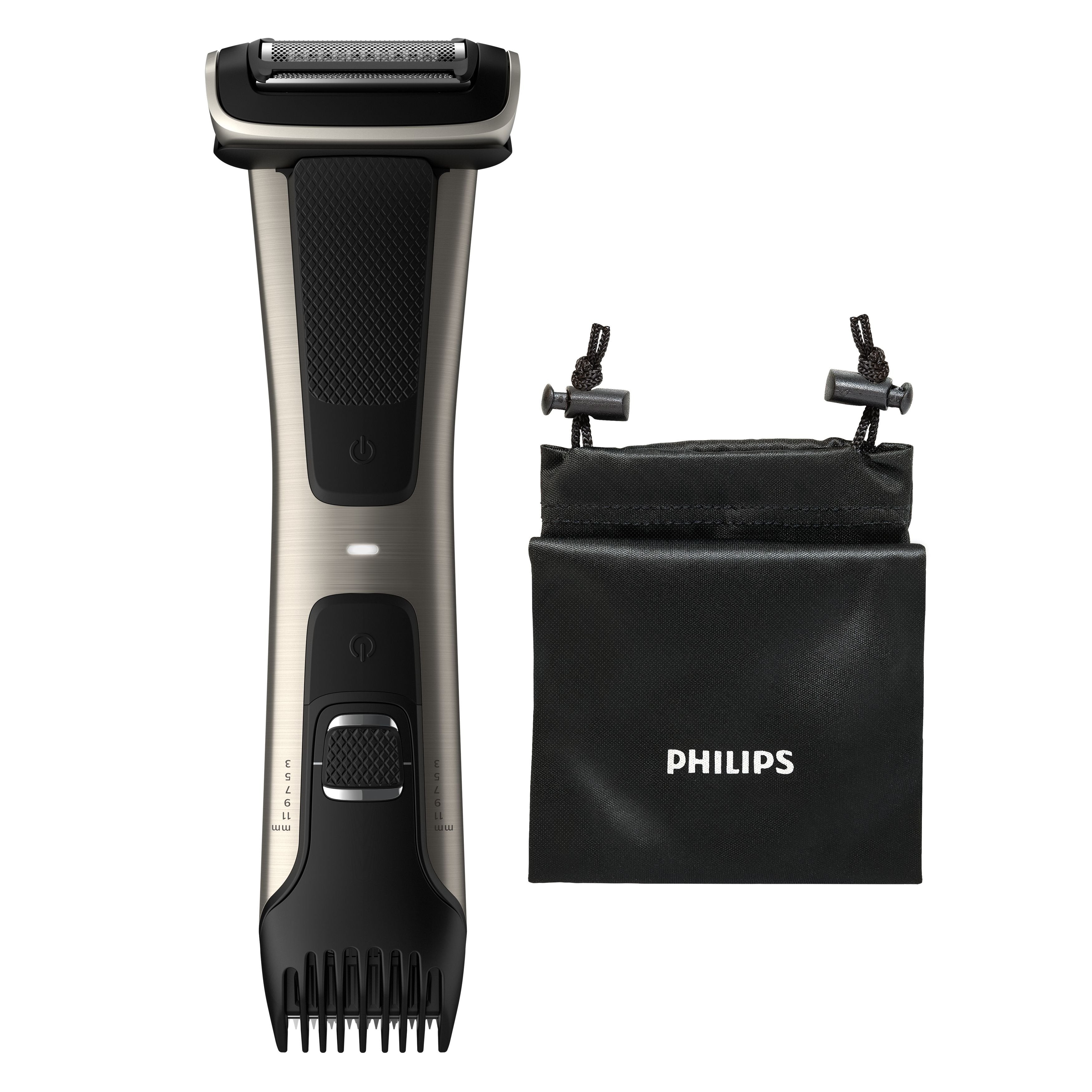 Shaver For Body Philips Bodygroom Bg7025/15 (Black Color)