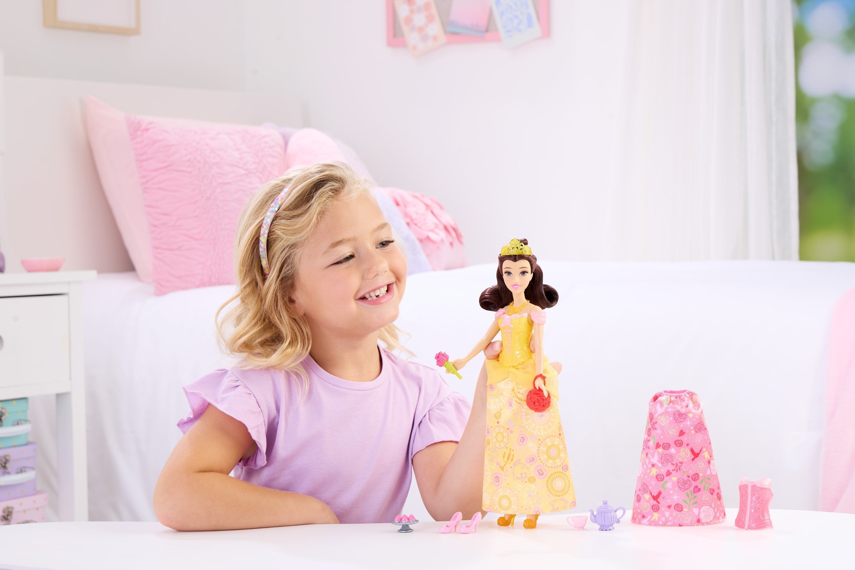 Muñeca Bella Historias Magicas La Bella Y La Bestia Disney