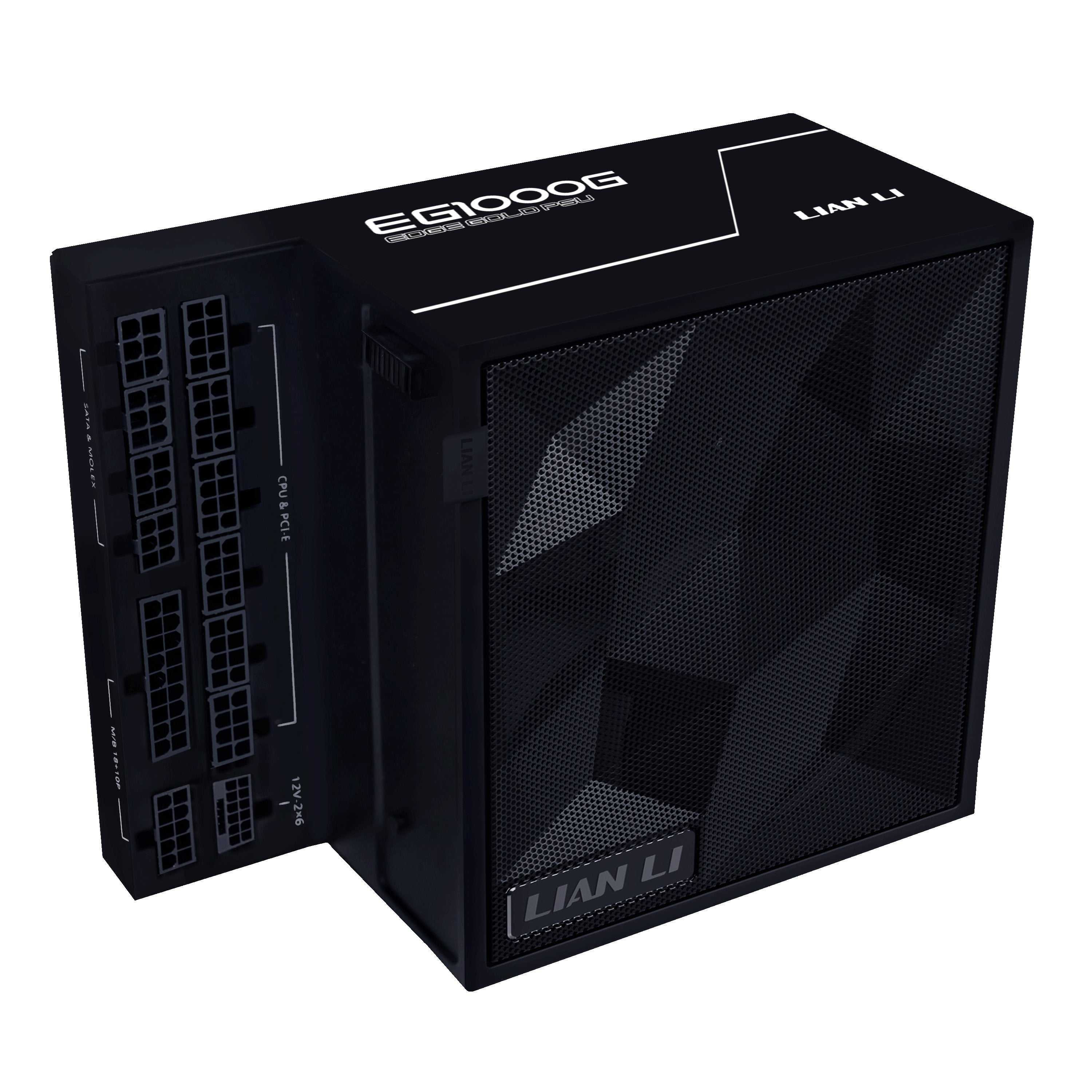 EAN 4718466016034 - Lian Li EG1000G unidad de fuente de alimentación 1000 W 24-pin ATX SFX Negro imagen 3