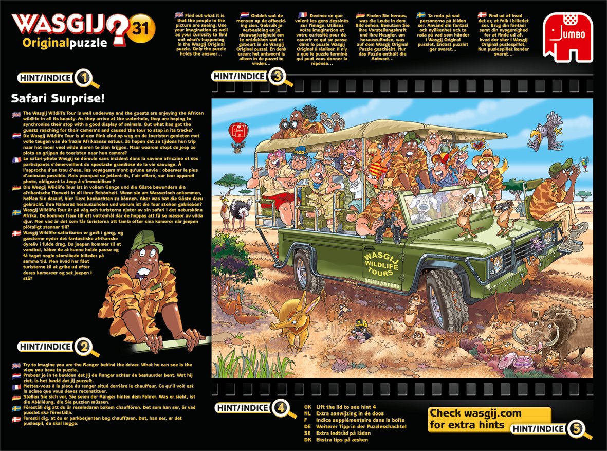Wasgij Original 31 1000 Pcs Puzzle Rompecabezas 1000 Pieza(S) Cómics