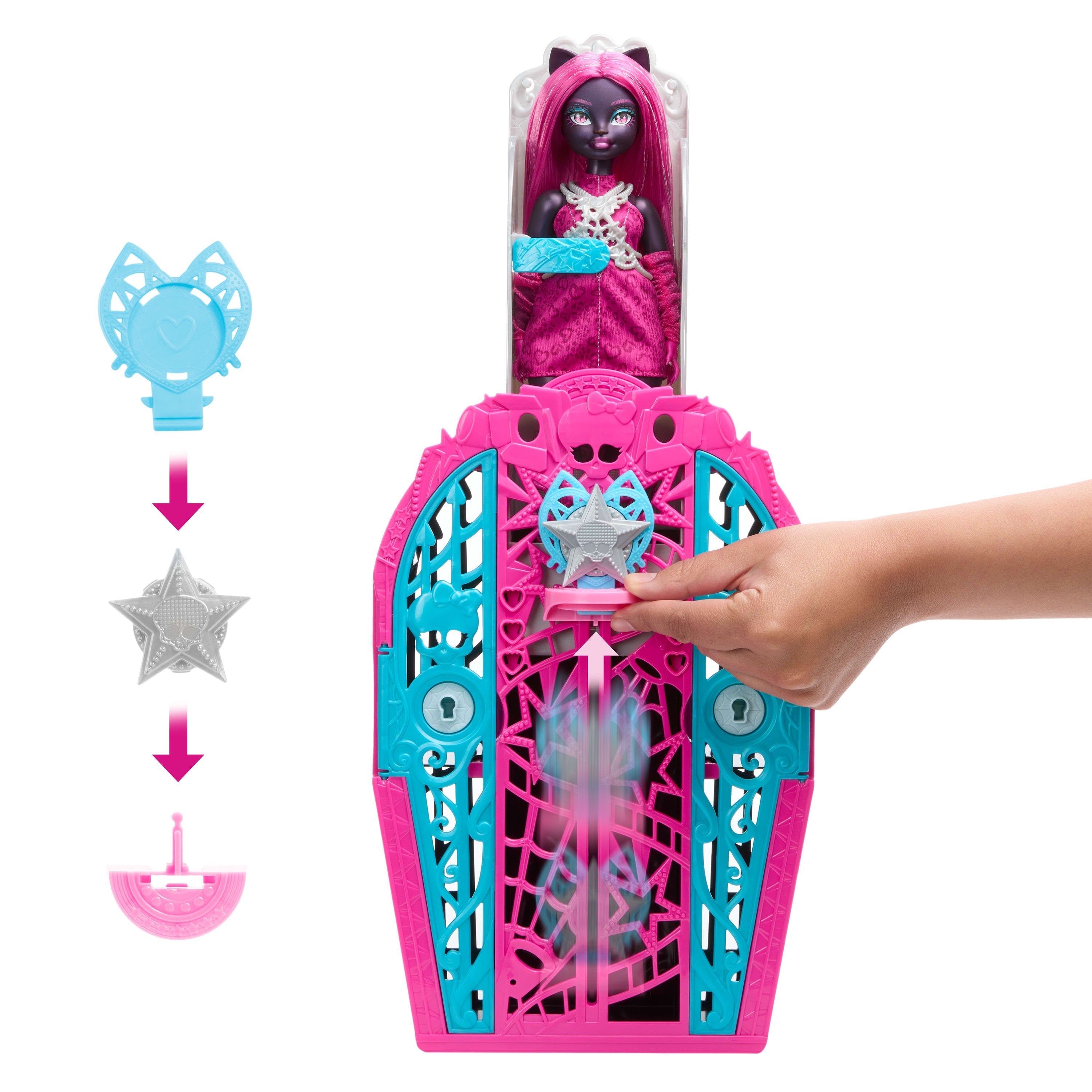 Mattel Monster High Verborgene Schätze Catty Jbg82
