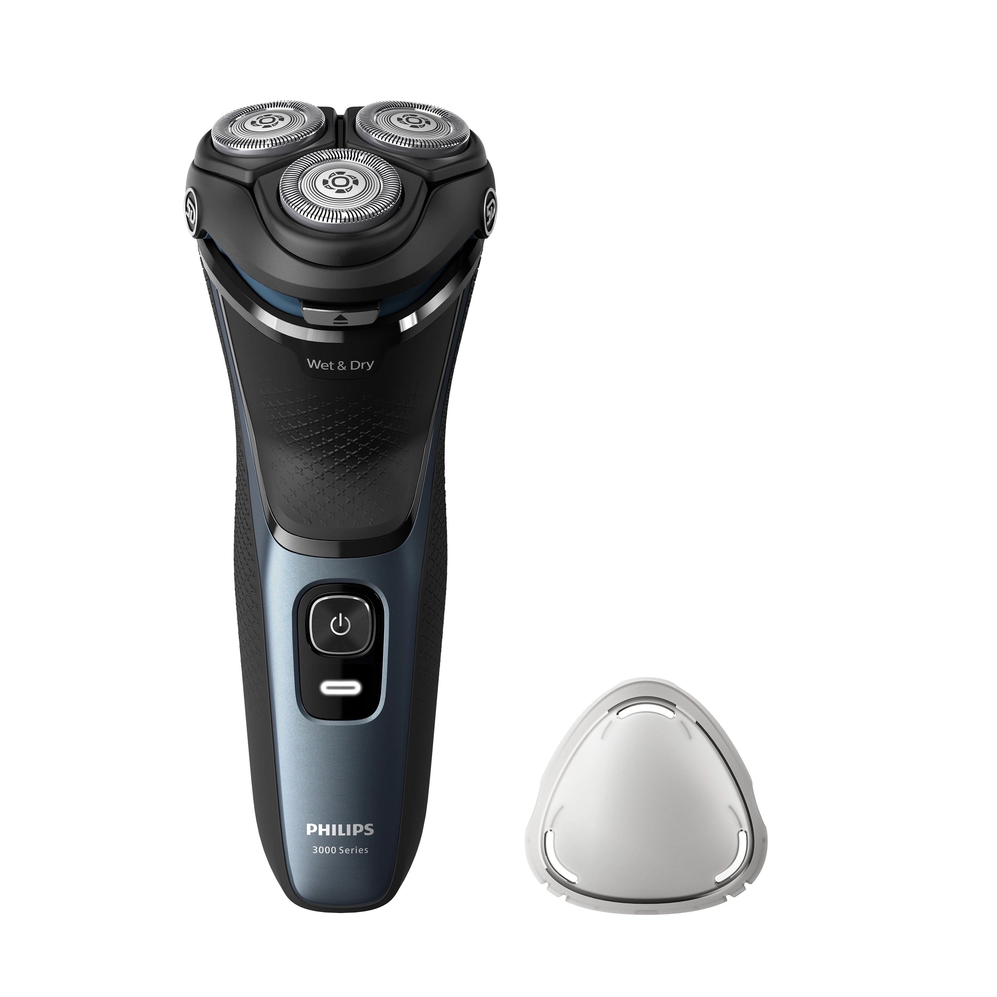 EAN 8720689018555 - Philips 3000 series S3144/00 afeitadora Máquina de afeitar de rotación Recortadora Azul imagen 3