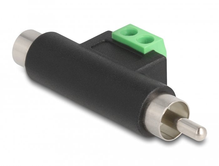Delock Adaptador De Rca Macho Y Rca Hembra A Bloque De Terminales