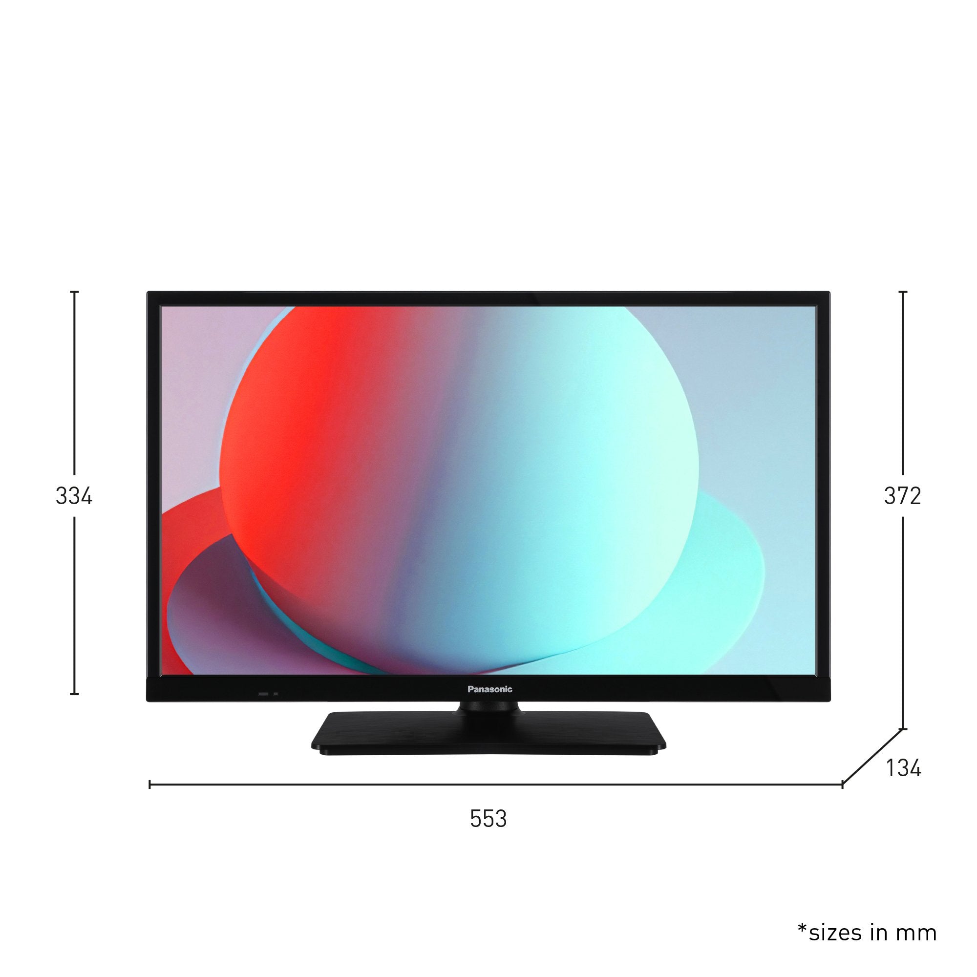 Televisor Panasonic 24" Ts-24n30aez Hd Negro
