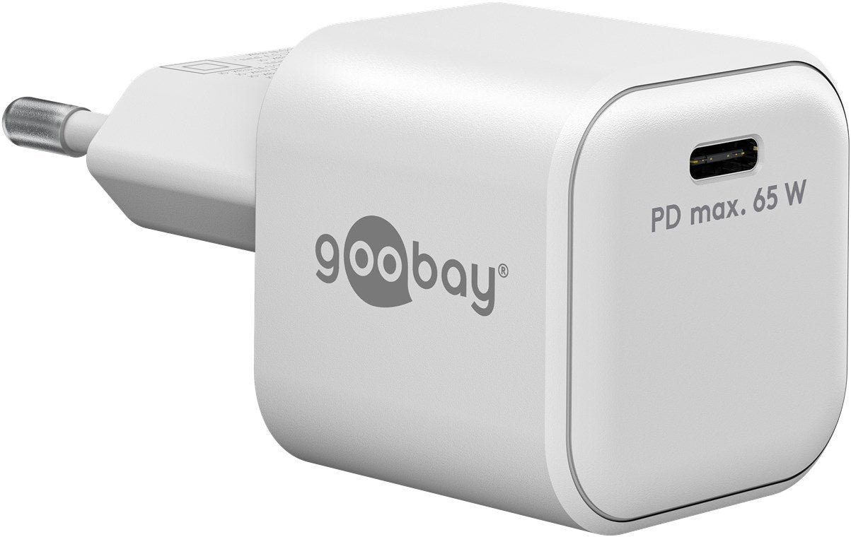 Cargador Goobay 65370 Rápido Dual Usb-C Usb-C Tm (36 W), Blanco