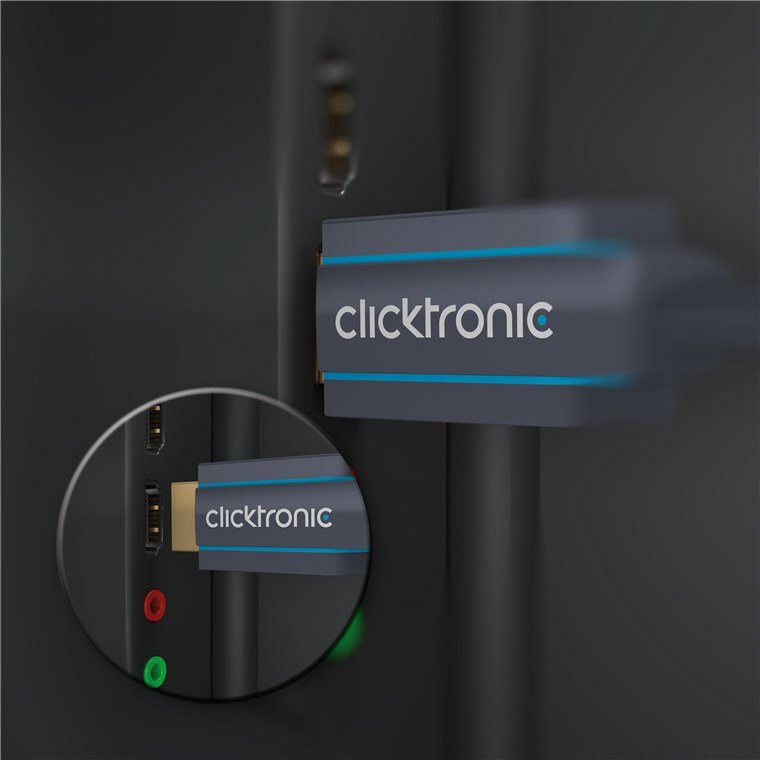 EAN 4040849449277 - ClickTronic 44927 cable HDMI 10 m DisplayPort HDMI tipo A (Estándar) Negro imagen 2