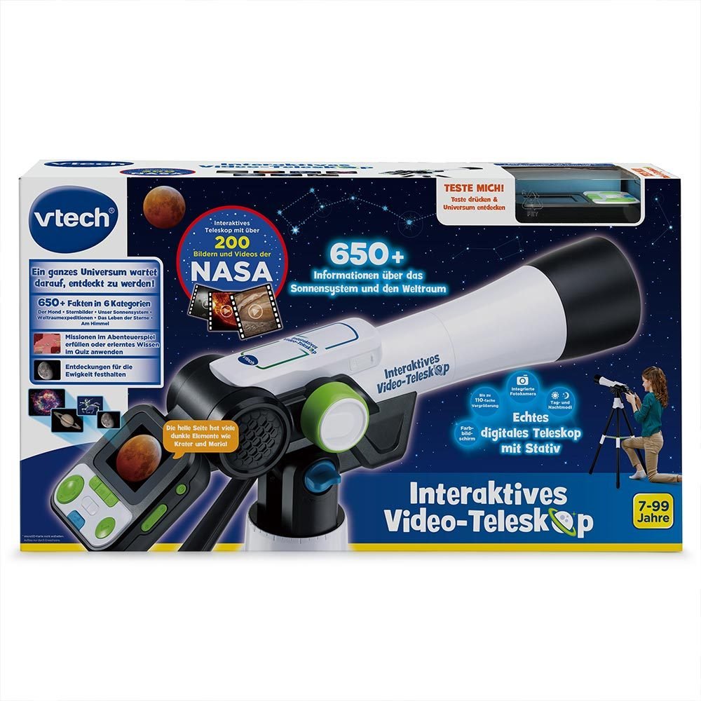 Vtech Telescopio De Video Interactivo, Casilla De Experimento 80-614504