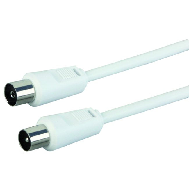 Schwaiger 5.0m Iec - Iec Cable Coaxial 5 M Blanco