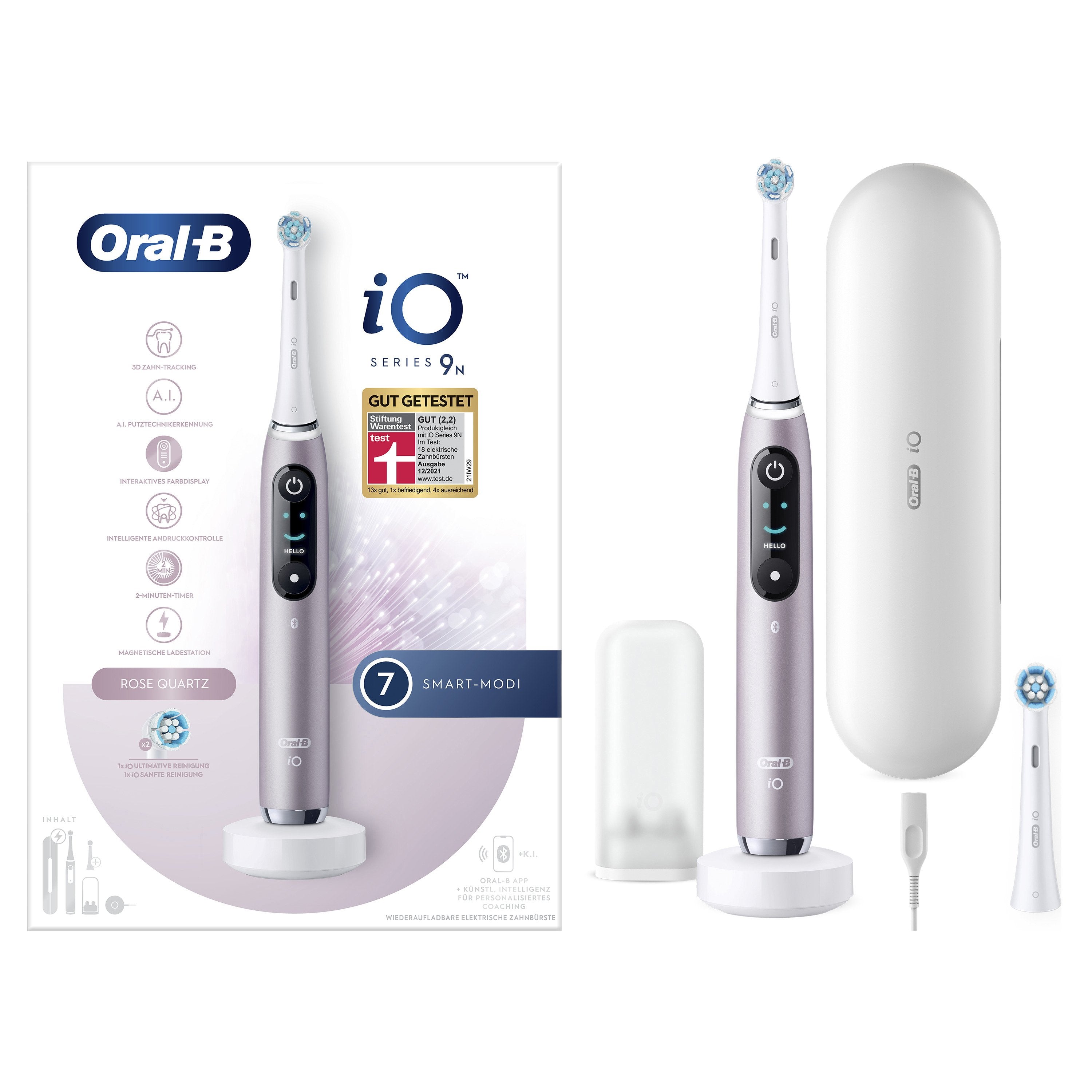 Cepillo Dental Electrico Braun Oral-B Io Serie 9n Color Rosa