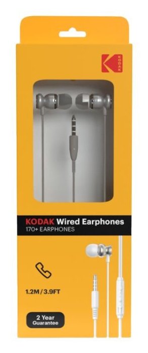 EAN 0887930425925 - Kodak 887930425925 auricular y casco Auriculares Alámbrico Dentro de oído Llamadas/Música Plata imagen 2