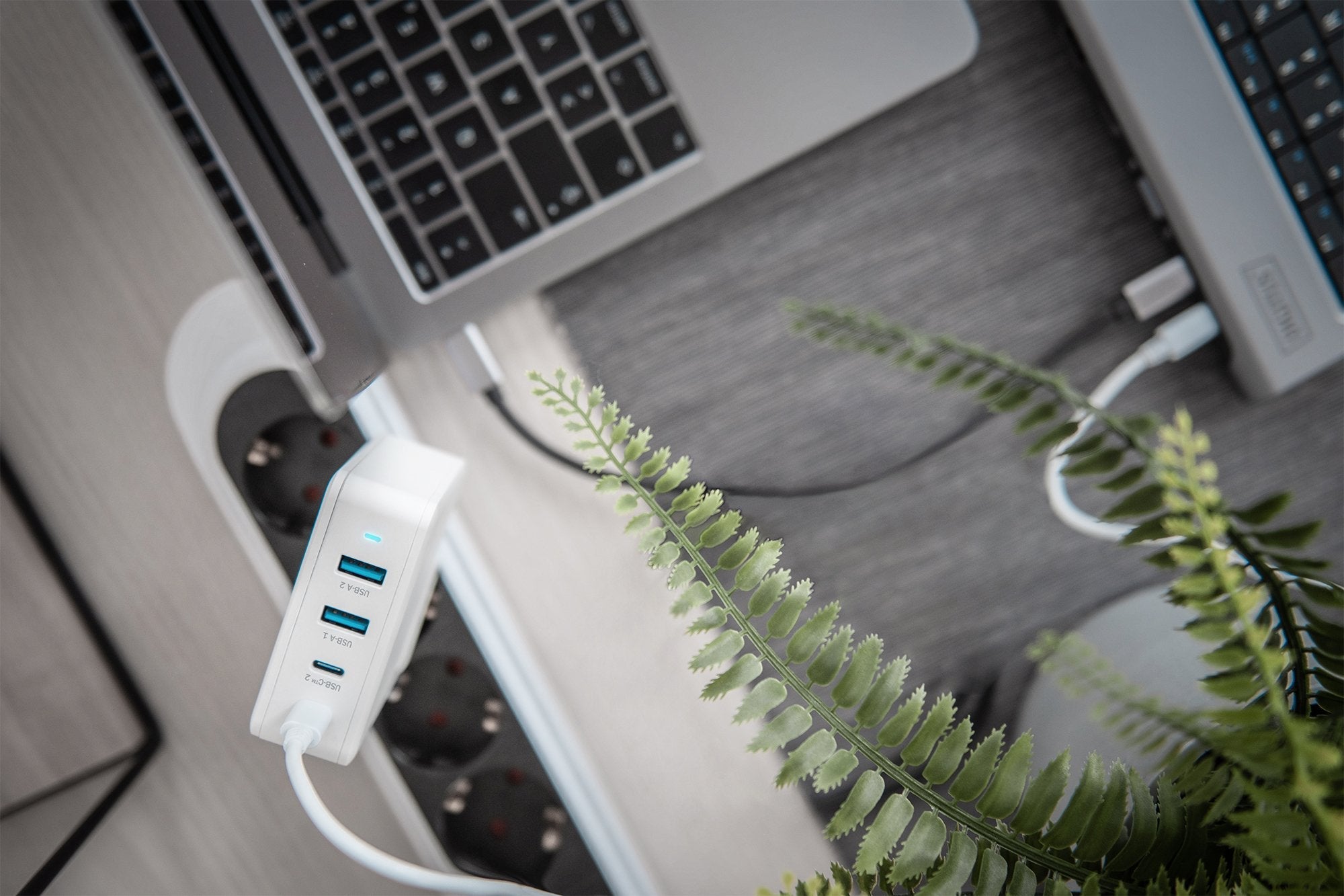 Digitus Universal Ladeadapter Usb-C 100w Usb-C & -A Pd 3.0 Blanco