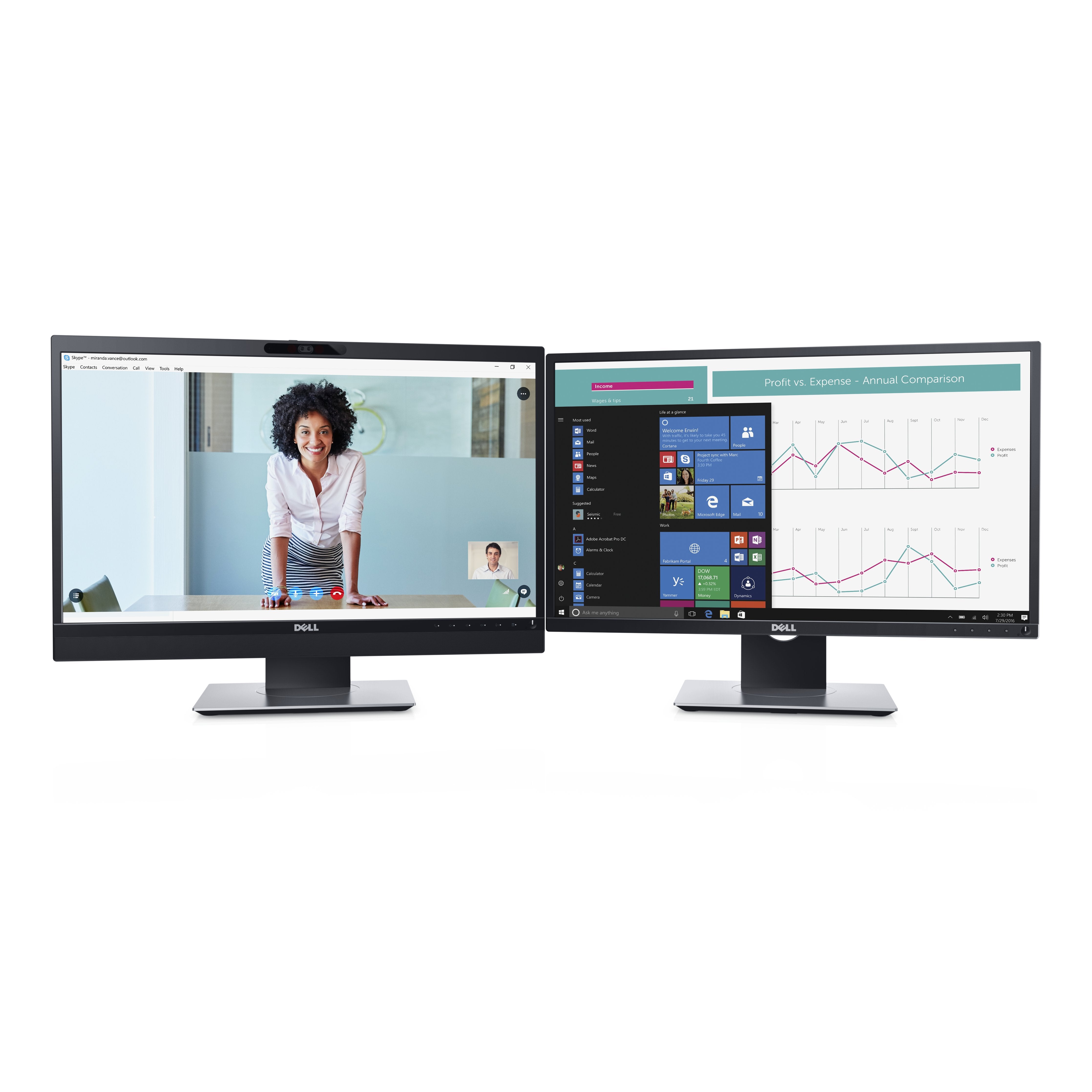 Monitor Dell 24" P2418hz Ips Webcam 16:9,Vga,Hdmi,Dp,1920x1080