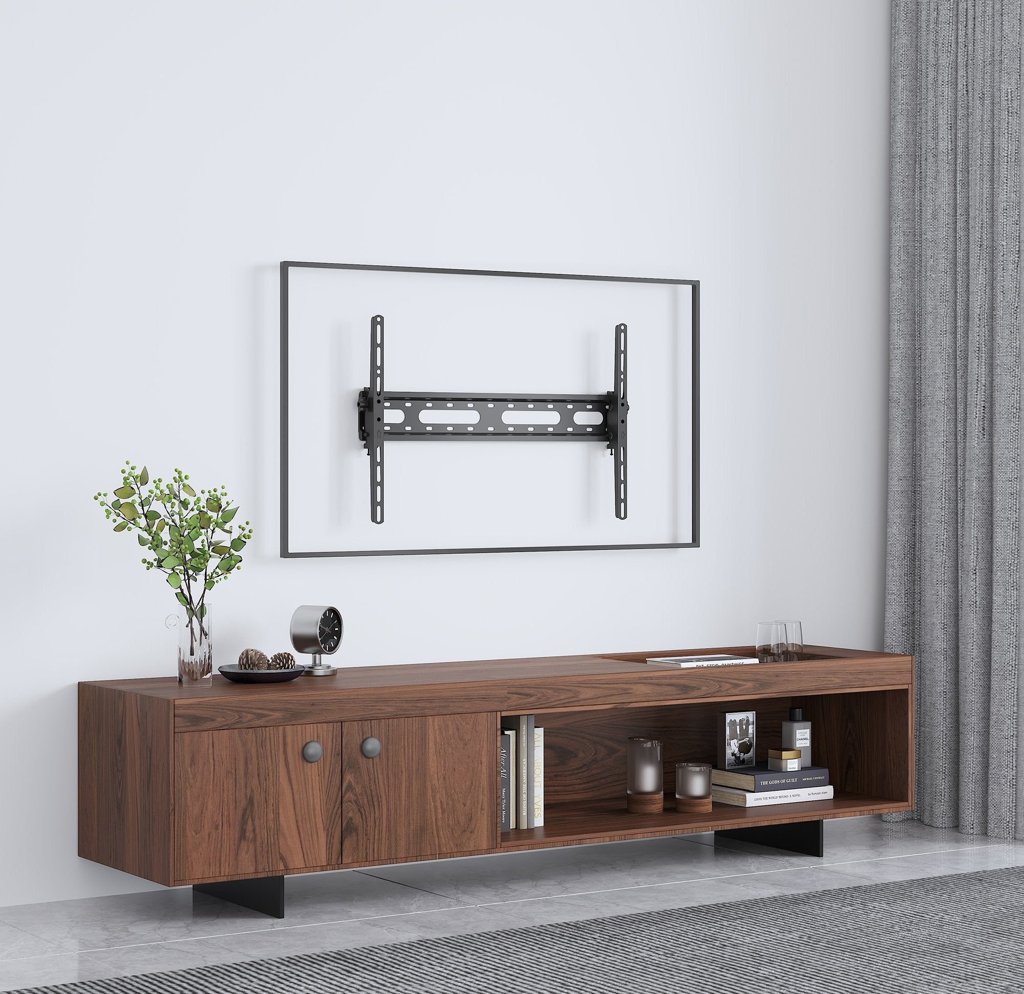 EAN 0766623462280 - Manhattan 462280 soporte para TV 177,8 cm (70") Negro imagen 8