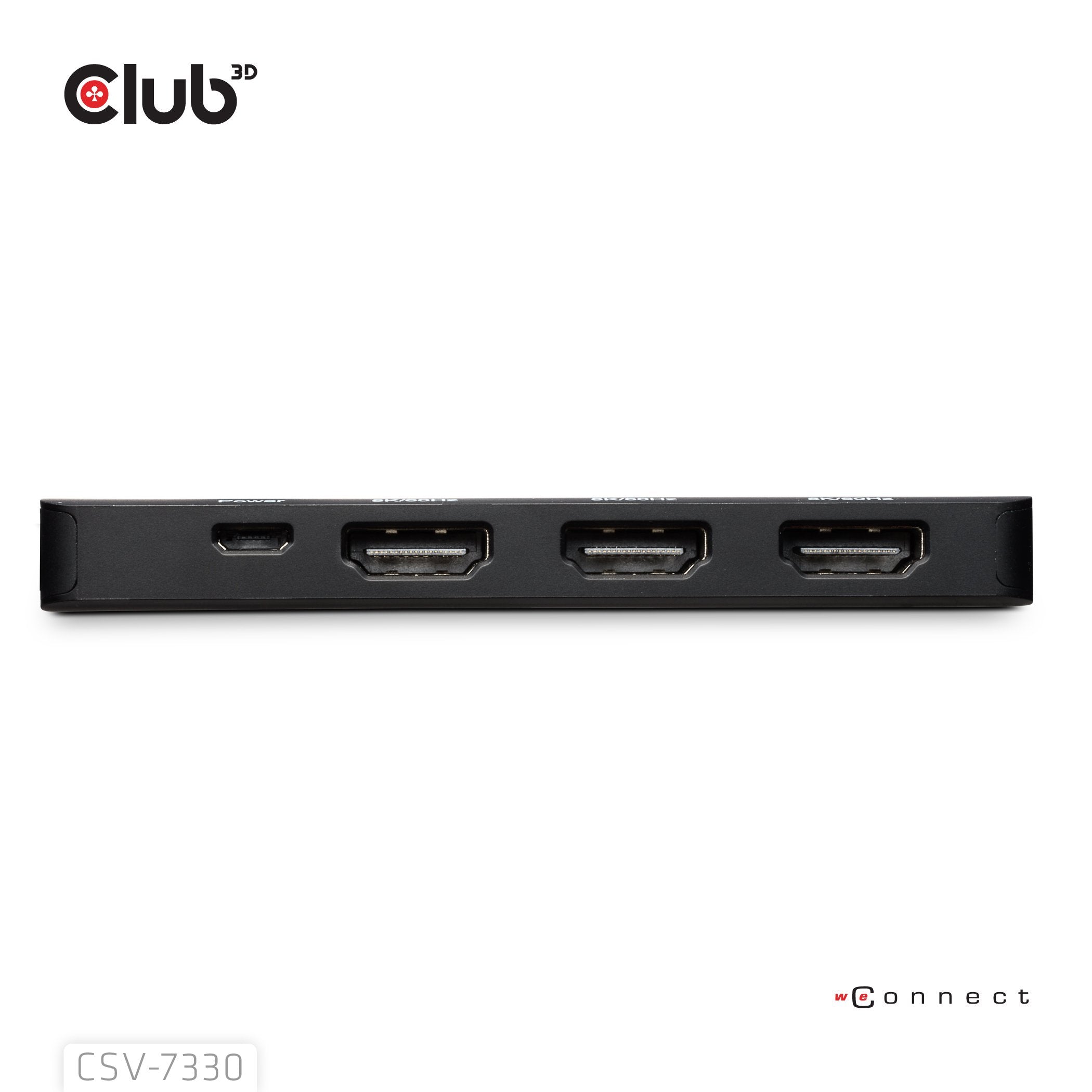 EAN 8719214473471 - CLUB3D CSV-7330 hub de interfaz 13,5 Mbit/s Negro imagen 6