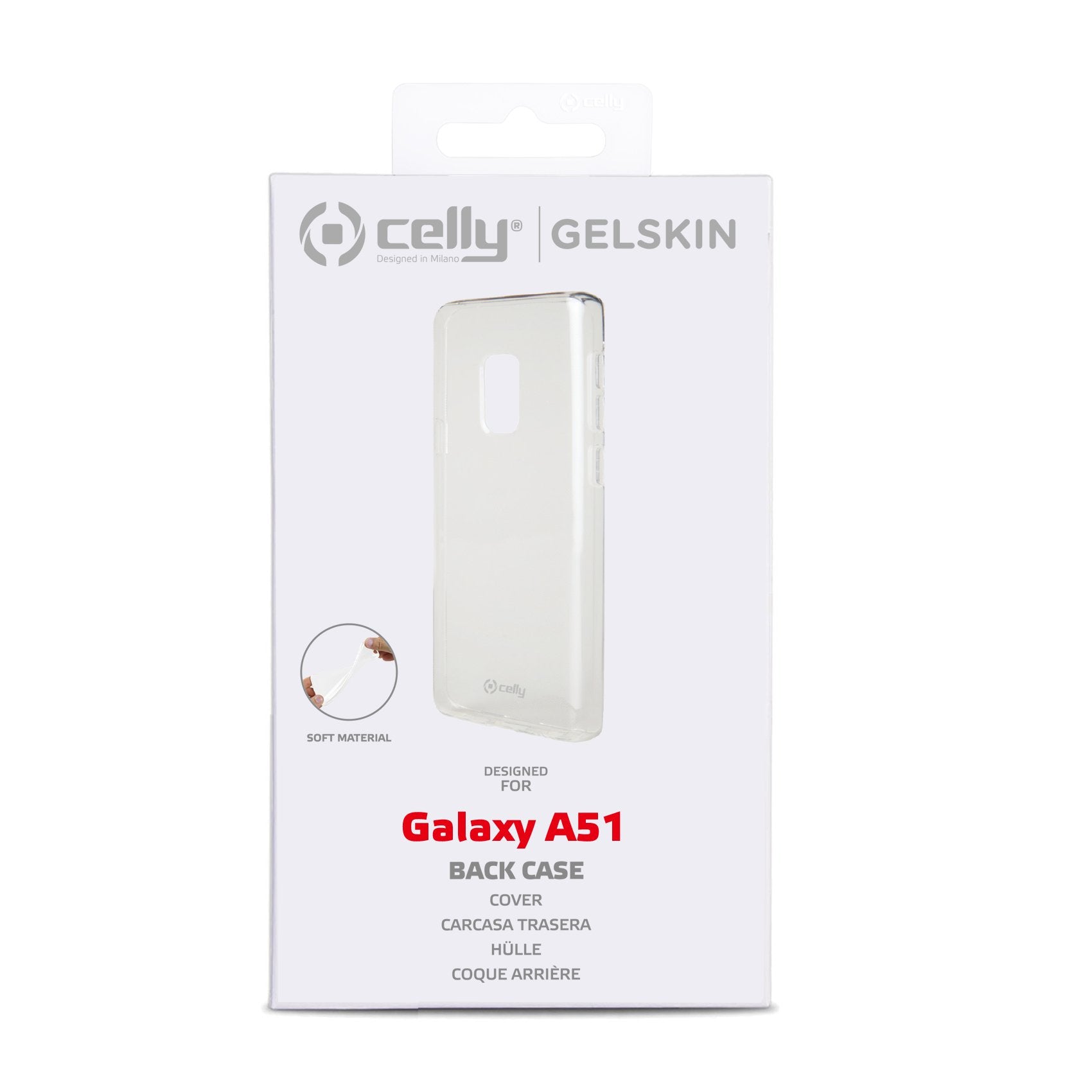 EAN 8021735755081 - Celly GELSKIN funda para teléfono móvil 16,5 cm (6.5") Transparente imagen 4