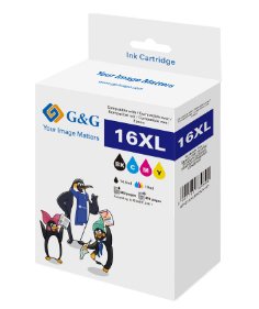 G&G Xl-Patronen 4er Set Para Epson 16xl/ T1636 Bk/C/M/Y