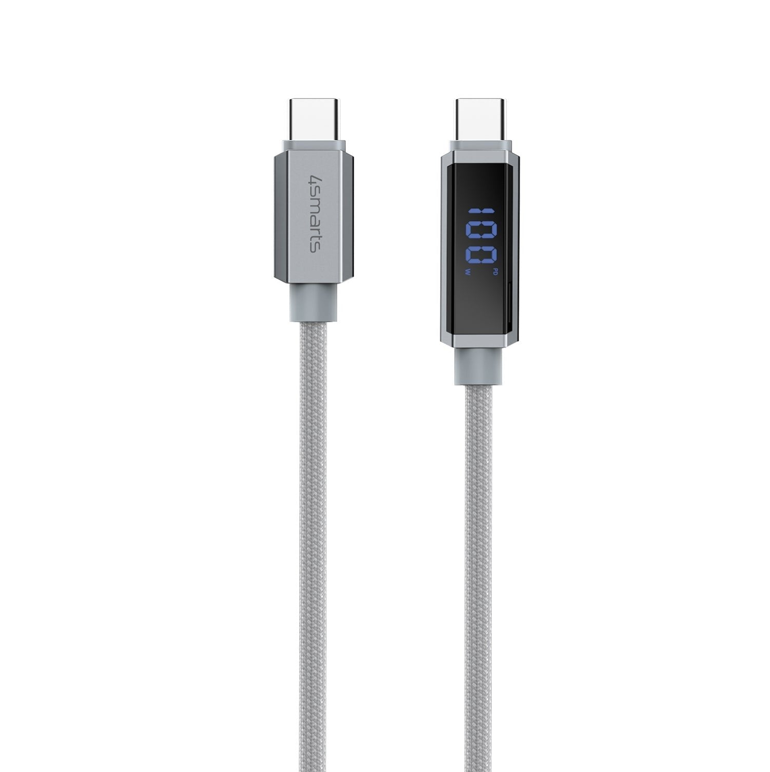EAN 4252011911219 - 4smarts 541439 cable USB 1,5 m USB C Gris imagen 2