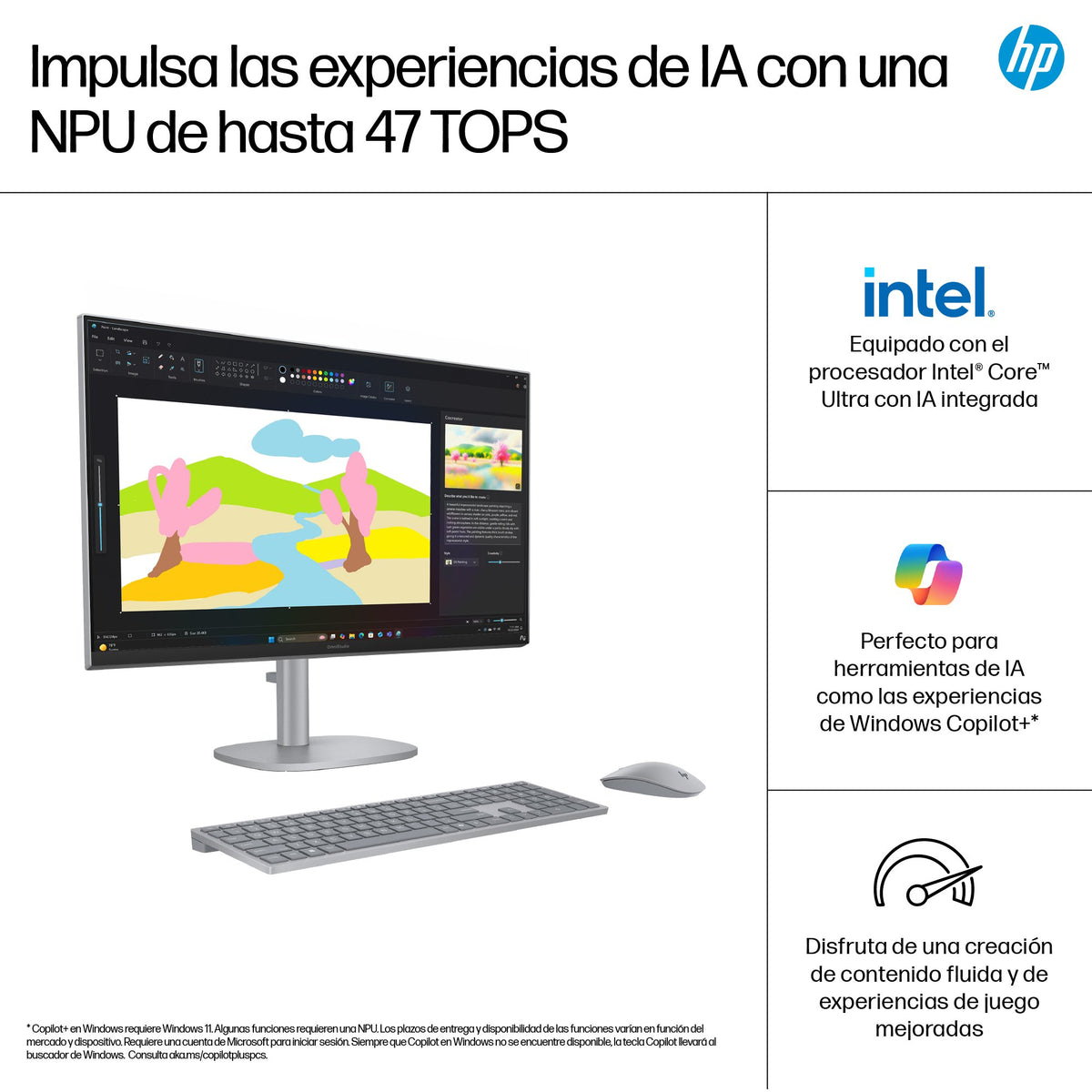 EAN 199896764919 - HP OmniStudio X All-in-One Desktop Next Gen AI 27-cs1005ns PC Copilot+ PC Intel Core Ultra 5 226V 68,6 cm imagen 7