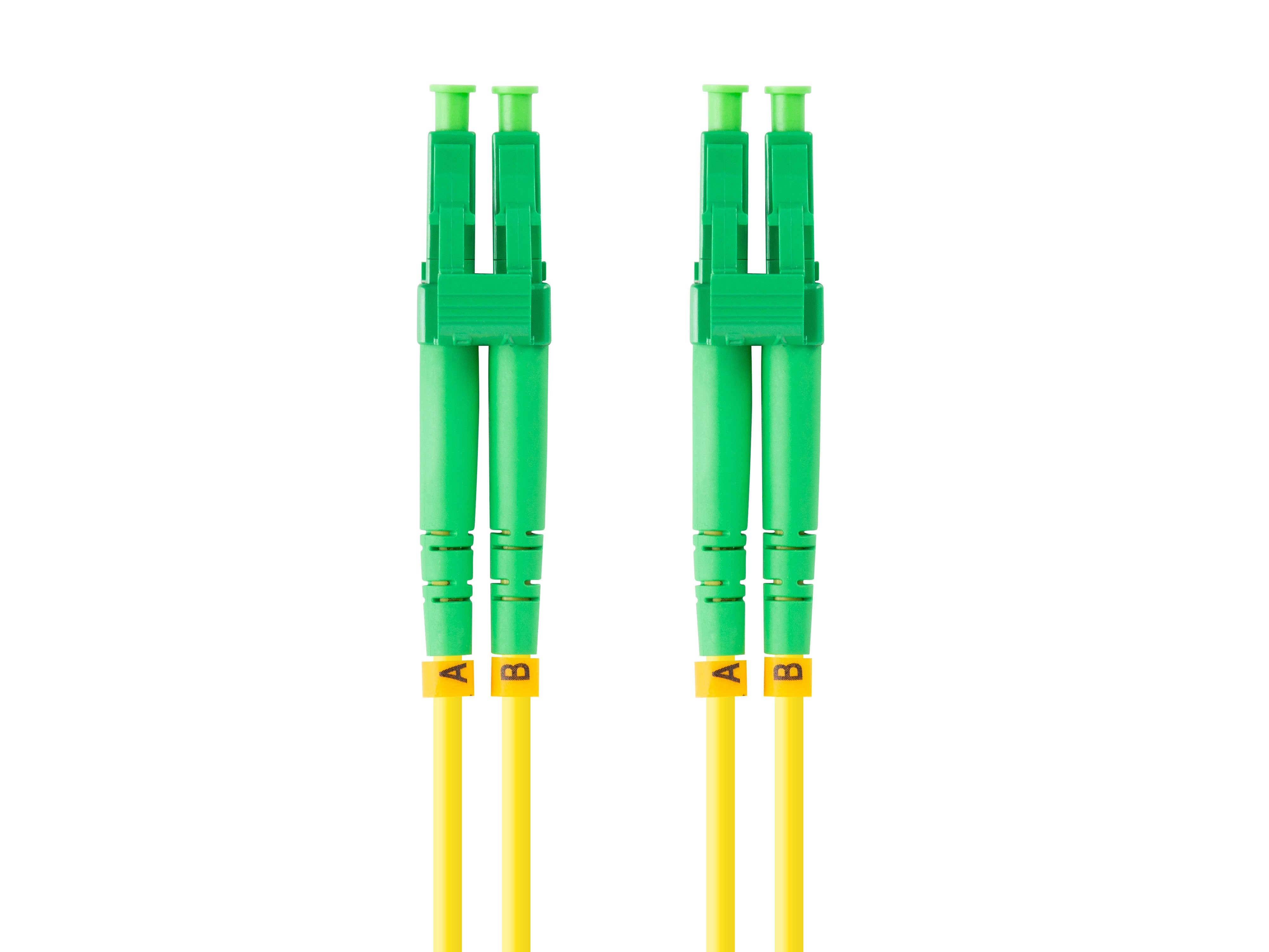 Cable Fibra Óptica 5m Lanberg Mono Lc/Apc-Lc/Apc Duplex G657a1 Lszh Amarillo
