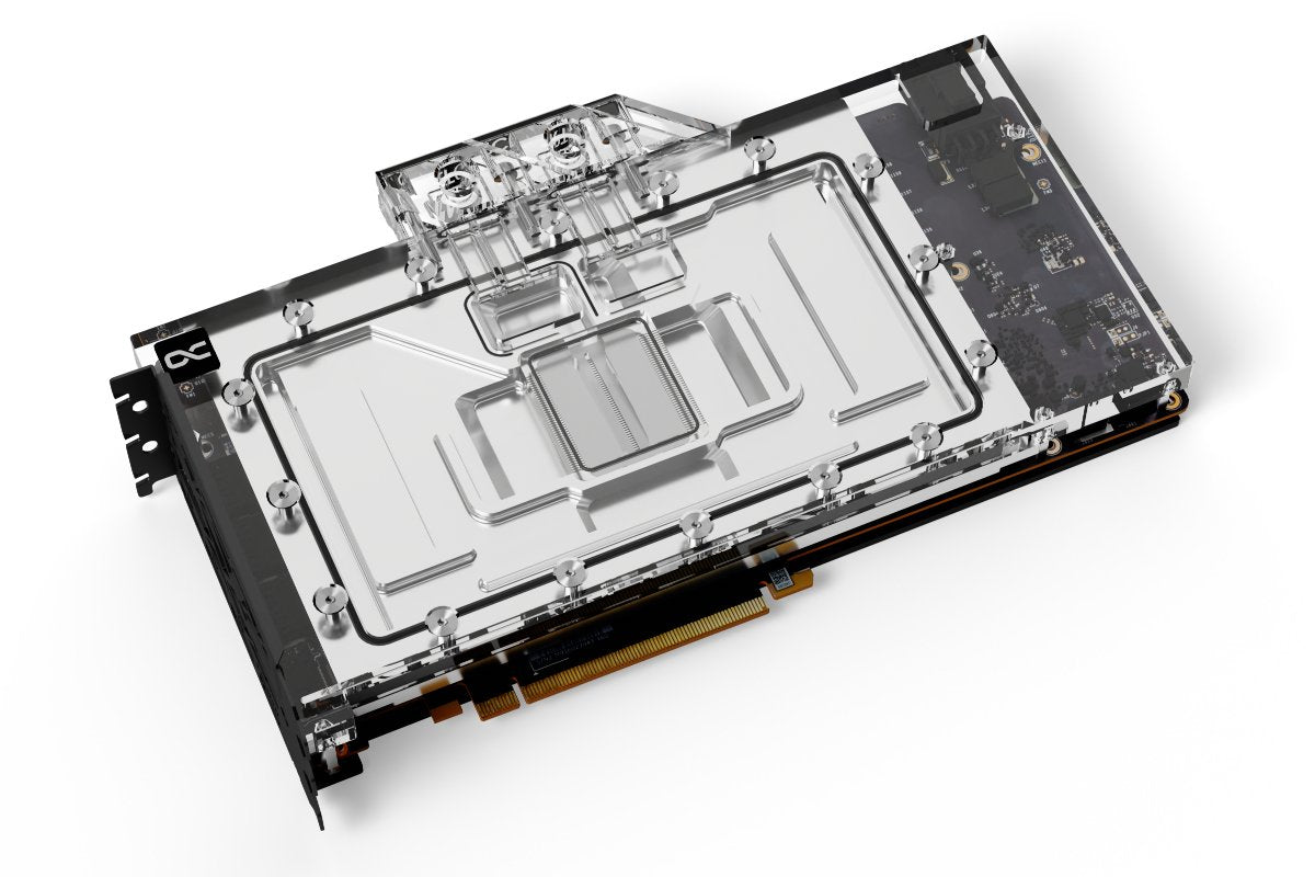Alphacool Eisblock Aurora Acryl Gpx-N Rtx 4090 Suprim, Refrigeración Por Agua Transparente, Con Placa Trasera 13459