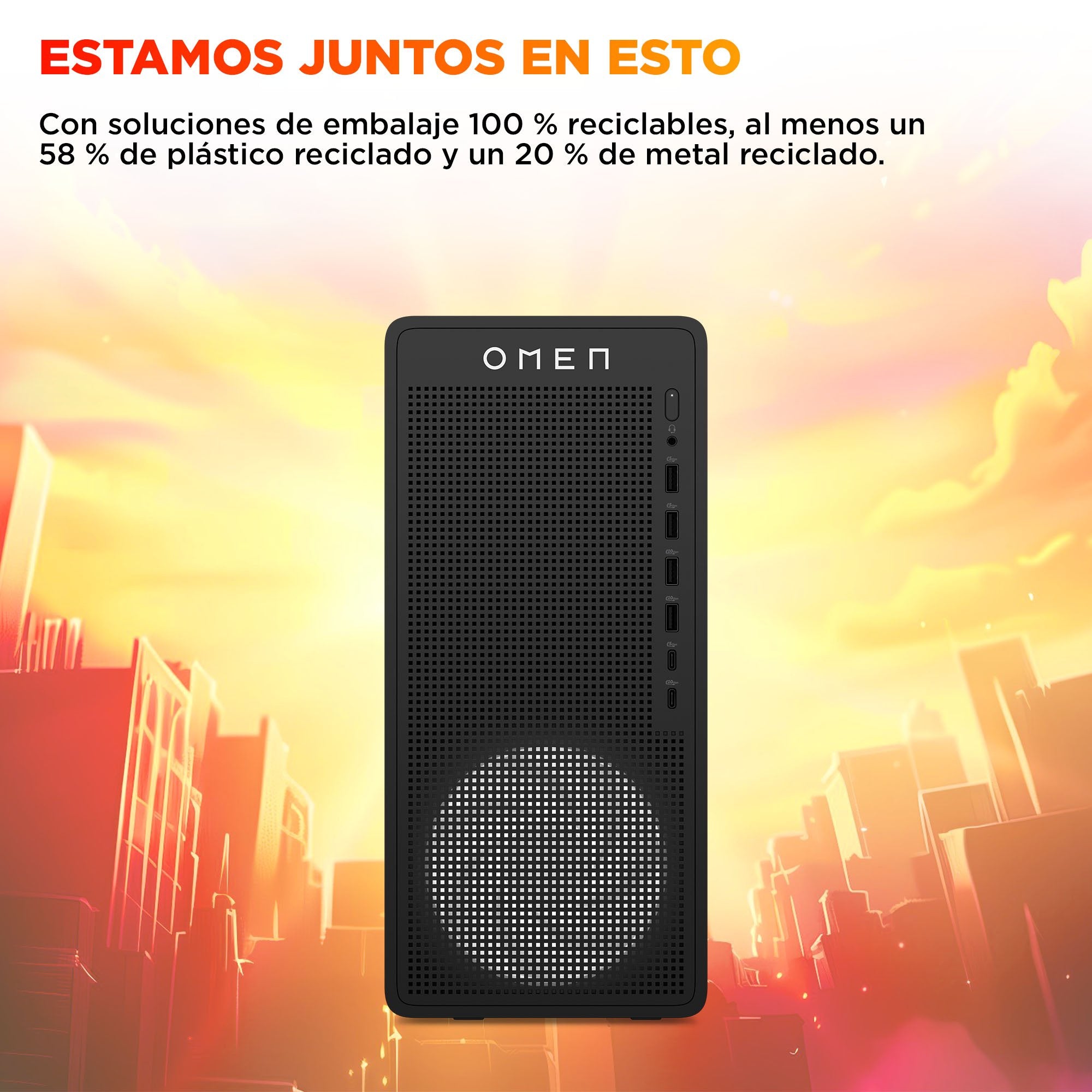 EAN 0199764264398 - HP OMEN 16L Gaming Desktop PC TG03-0087ns PC AMD Ryzen™ 7 8700F 32 GB DDR5-SDRAM 1 TB SSD NVIDIA GeForce imagen 6