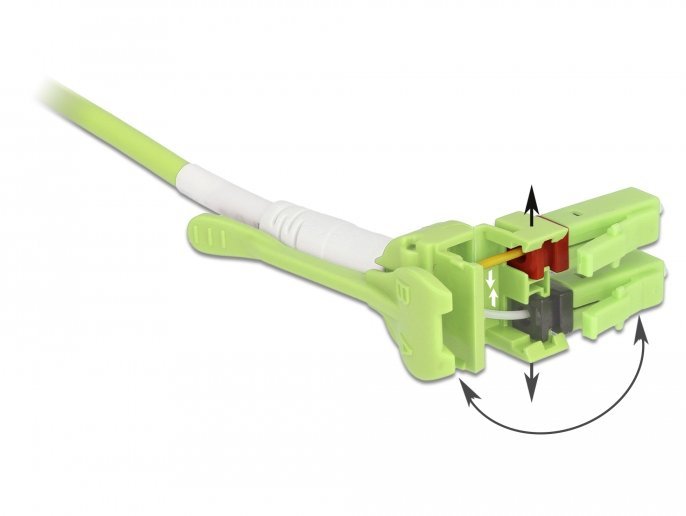 Delock Cable De Fibra Óptica Lc> Lc Multimodo Om5 Uniboot 10 M
