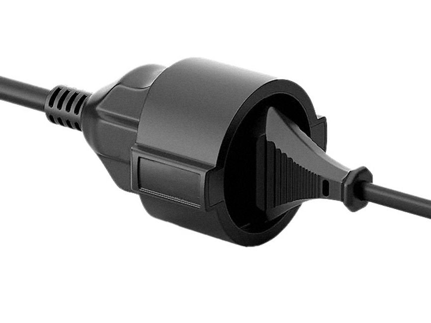 Equip Netzcable Anschl. Schuko -> Cee7 3 10.00m Negro