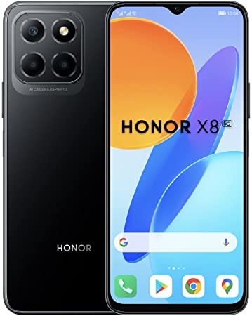 EAN 6936520812196 - Honor X8 5G 16,5 cm (6.5") SIM doble Android 11 USB Tipo C 6 GB 128 GB 5000 mAh Negro imagen 1