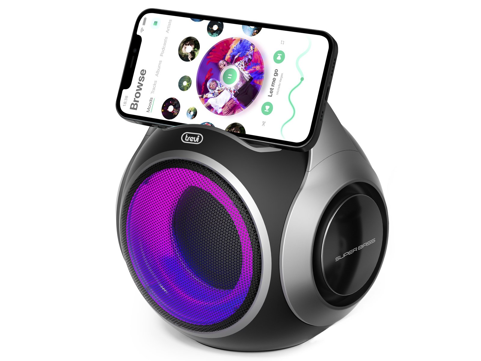 EAN 8011000040899 - Trevi XR 8A 202 Altavoz para fiestas Negro 20 W imagen 2