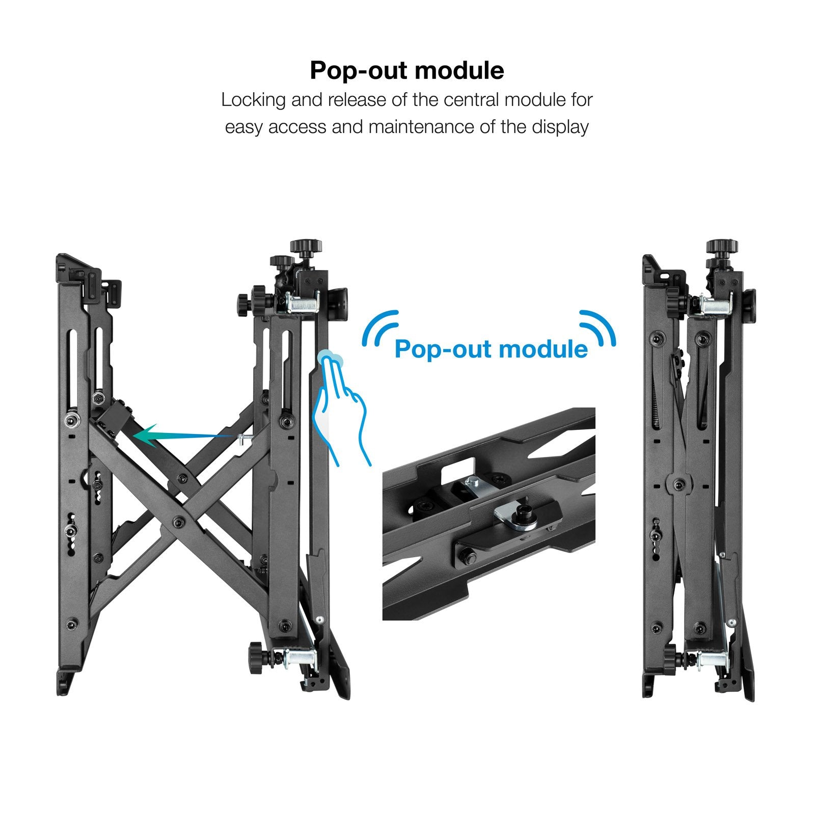 Soporte Video Wall Pared Pantallas 45-70"