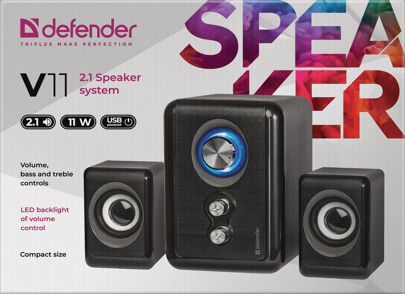 EAN 4714033651110 - Defender V11 Negro Alámbrico 11 W imagen 4